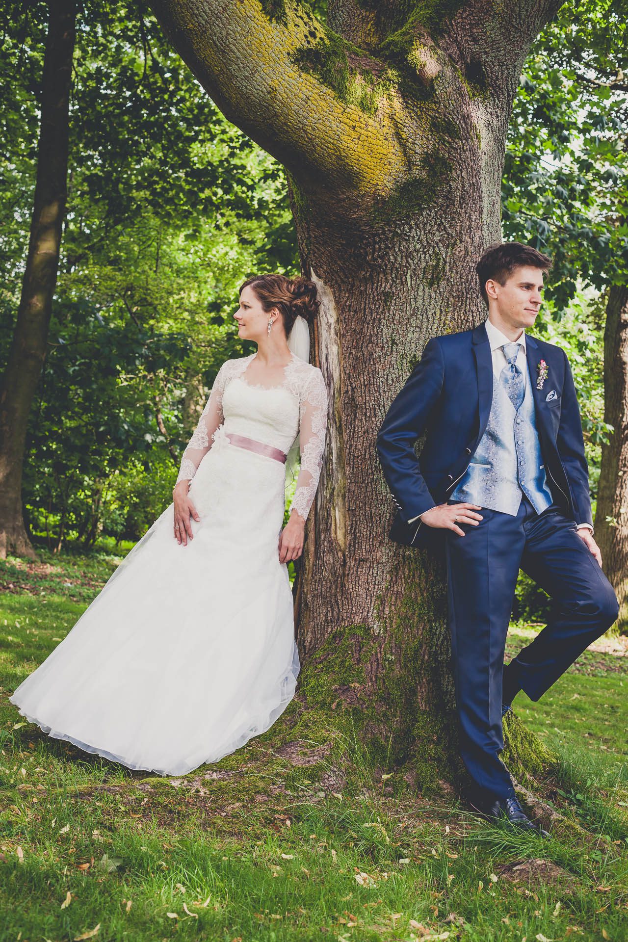 Hochzeitsportraits im Herminghaus Park in Velbert