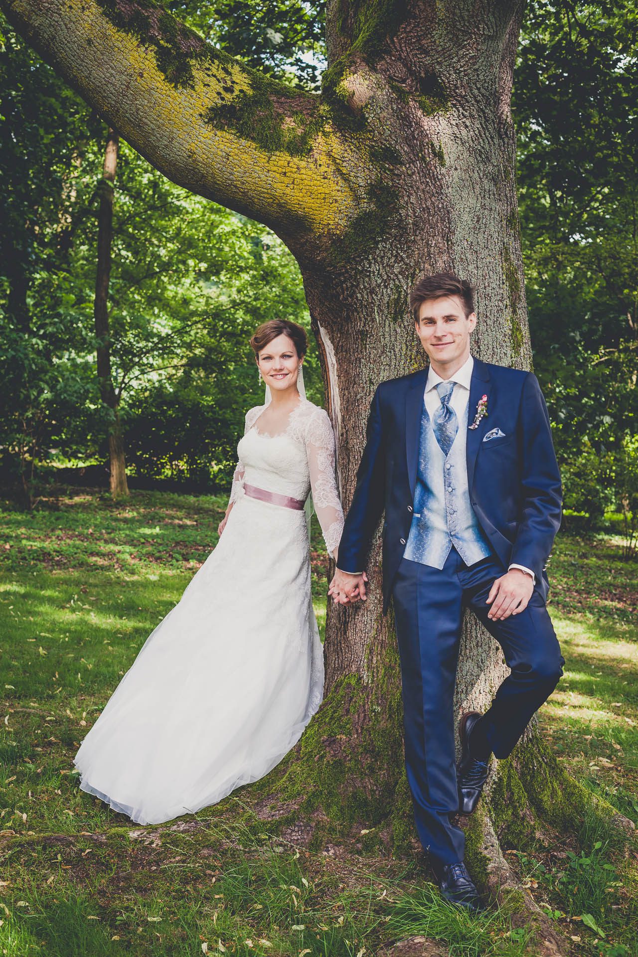 Hochzeitsportraits im Herminghaus Park in Velbert