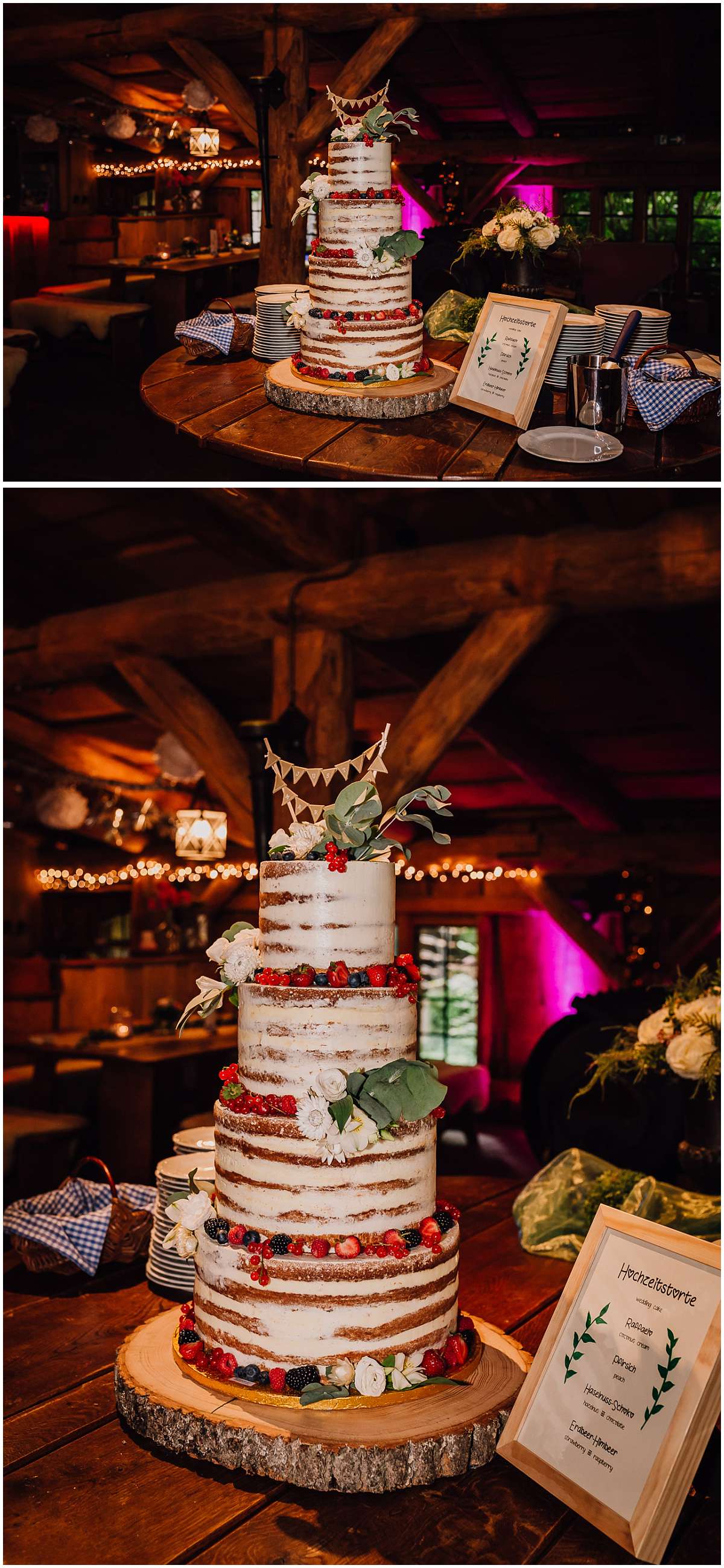 Hochzeitstorte auf einer Hochzeit auf dem Eventbauernhof Sprikeltrix in Erwitte