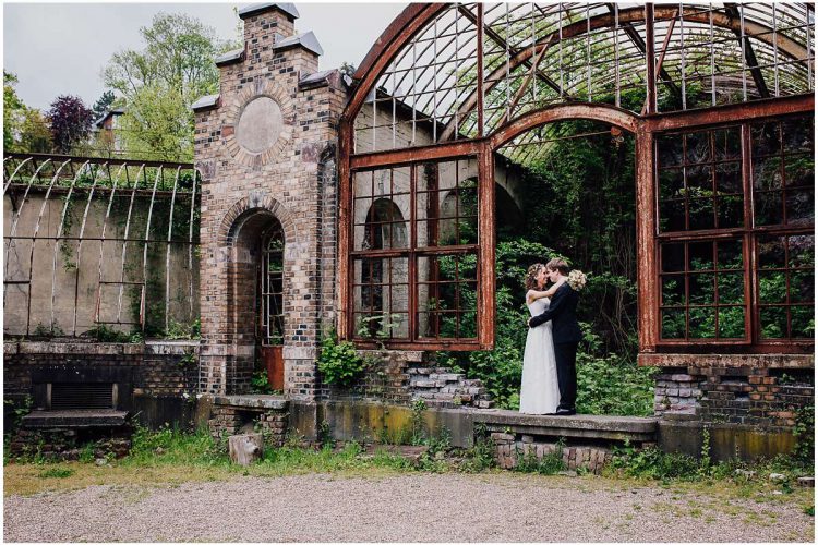 Hochzeitsfotos an der Villa Au in Velbert