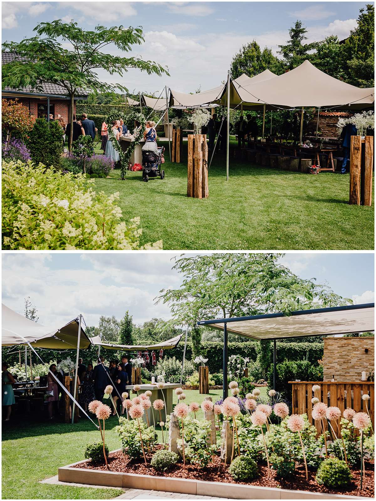 Liebevolle Gartenhochzeit mit freier Trauung im Münsterland