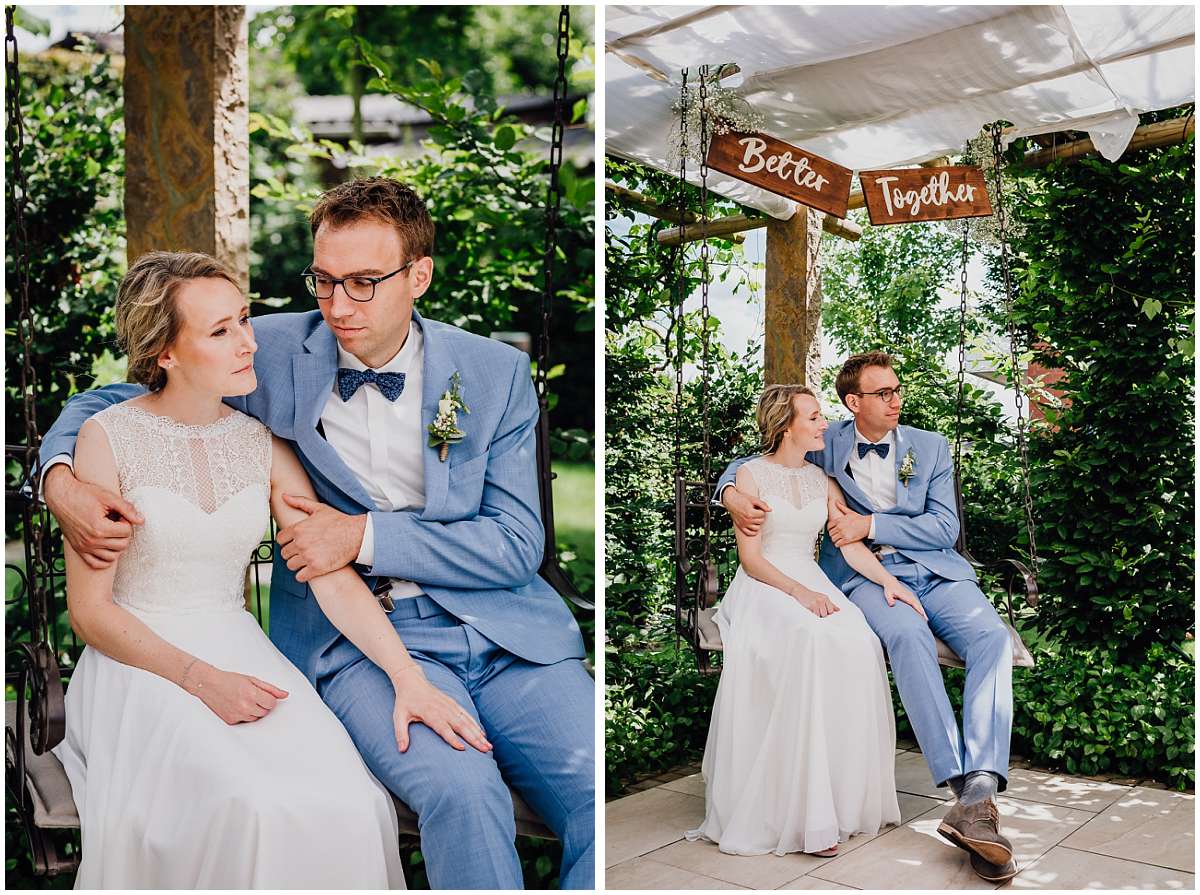 DIY Gartenhochzeit mit freier Trauung im Münsterland - Hochzeit feiern in Zeiten von Corona