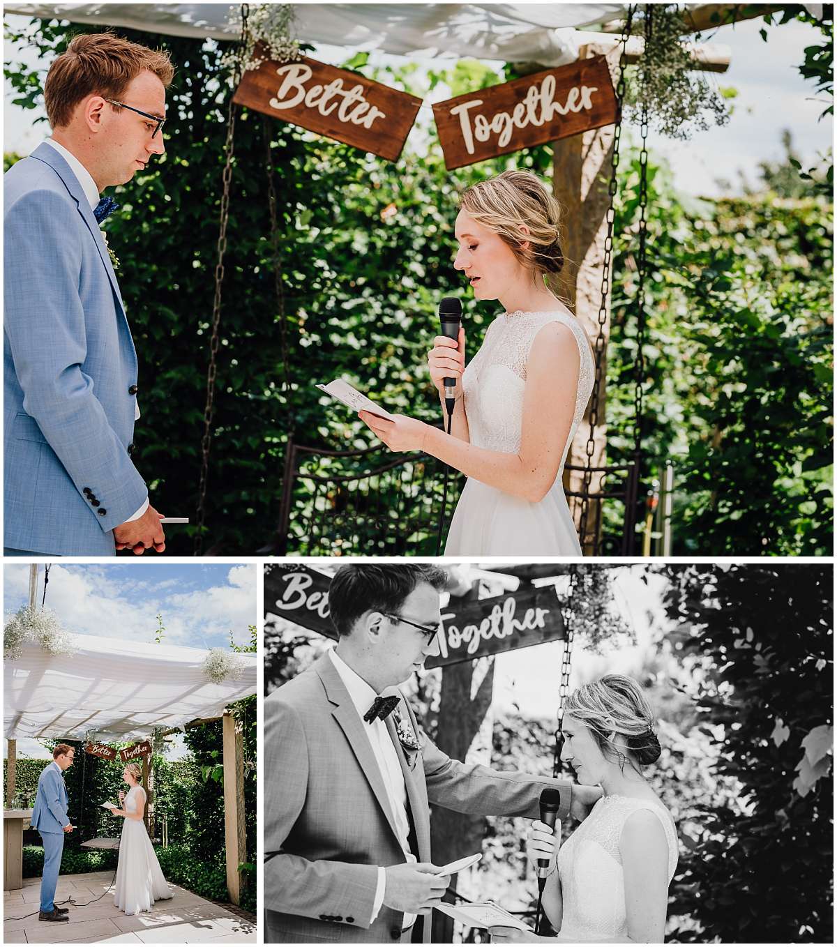 DIY Gartenhochzeit mit freier Trauung im Münsterland - Hochzeit feiern in Zeiten von Corona