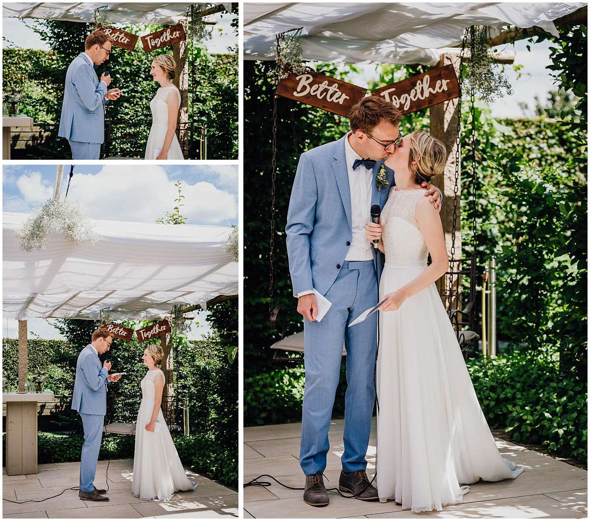 DIY Gartenhochzeit mit freier Trauung im Münsterland - Hochzeit feiern in Zeiten von Corona