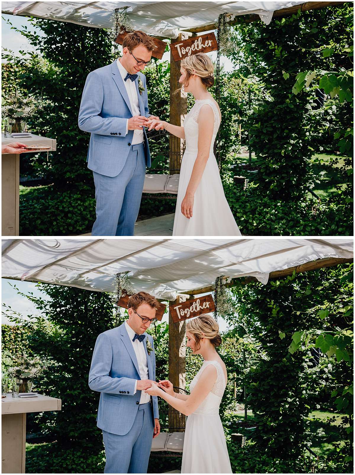 DIY Gartenhochzeit mit freier Trauung im Münsterland - Hochzeit feiern in Zeiten von Corona