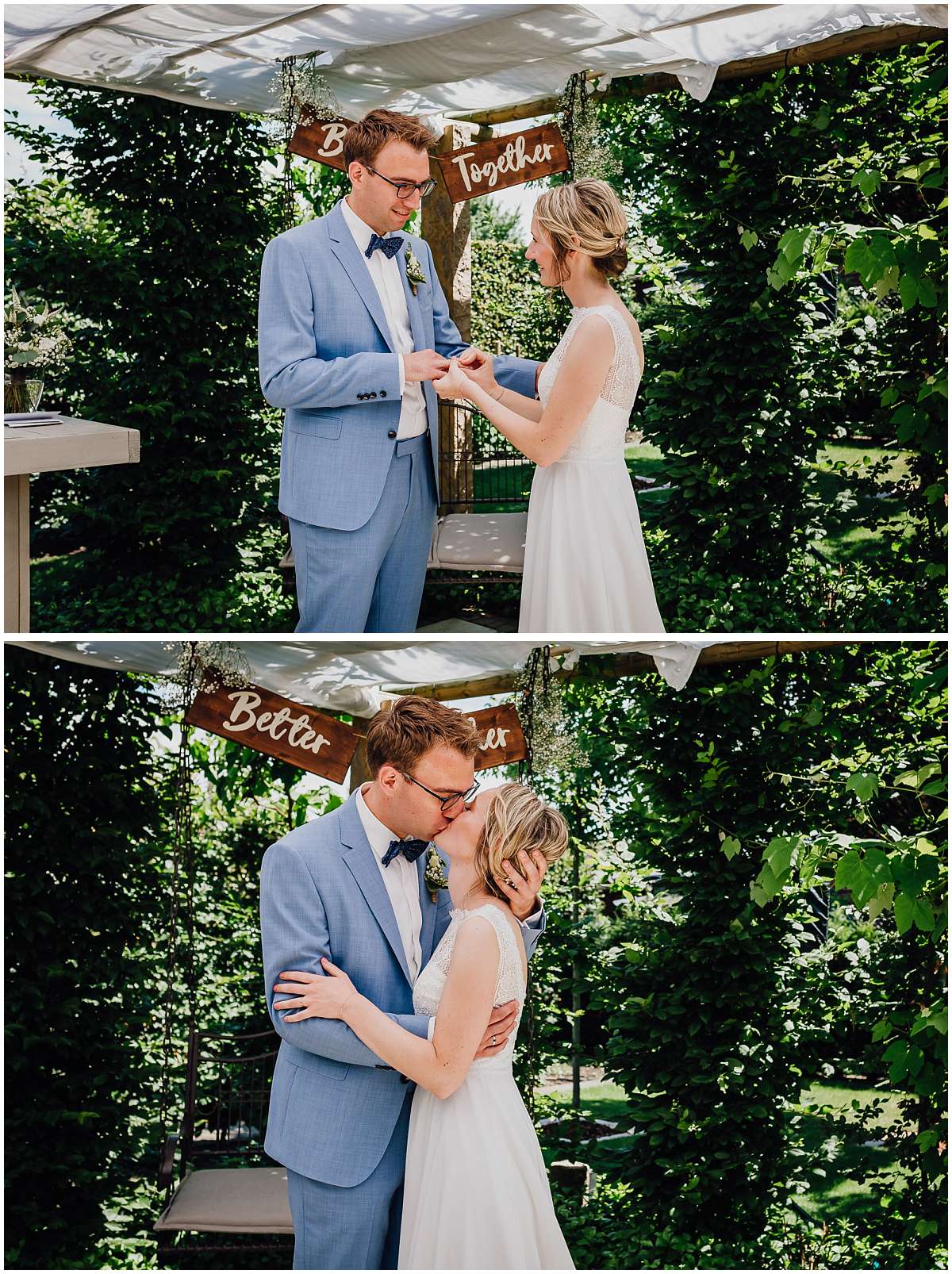 DIY Gartenhochzeit mit freier Trauung im Münsterland - Hochzeit feiern in Zeiten von Corona