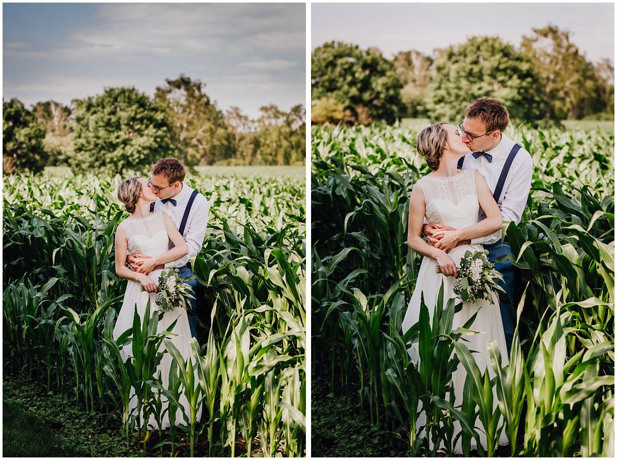 Liebevolle Gartenhochzeit mit freier Trauung im Münsterland