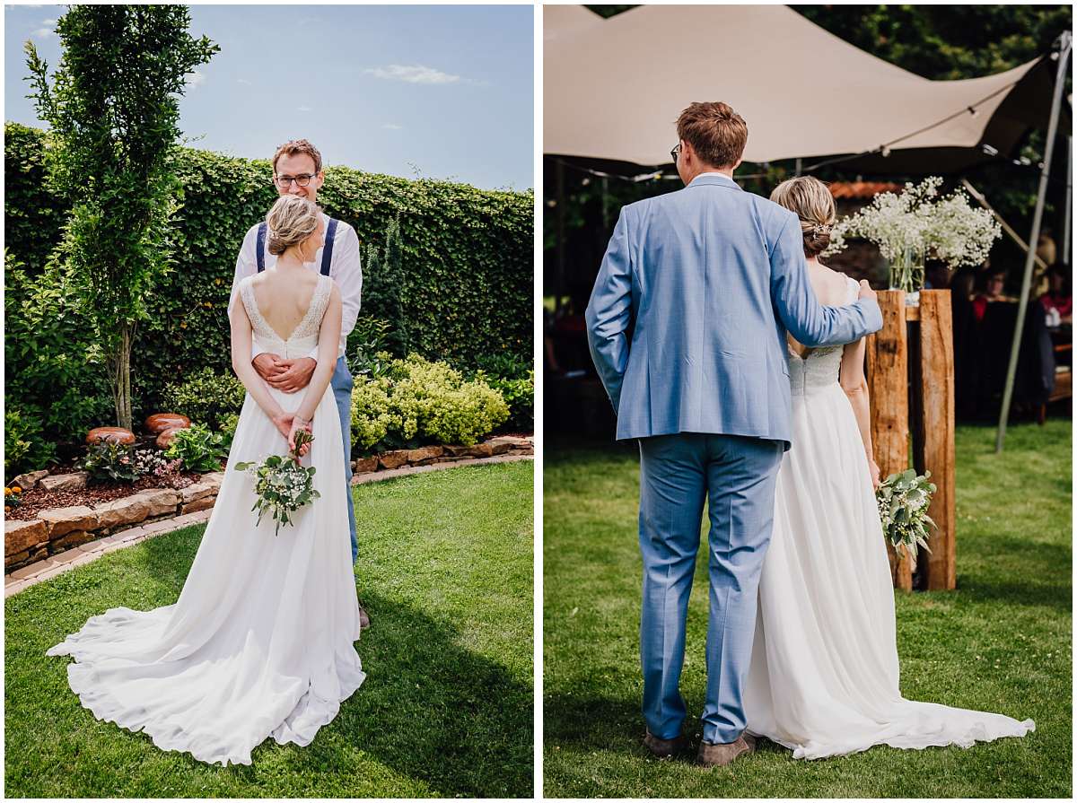 DIY Gartenhochzeit mit freier Trauung im Münsterland - Hochzeit feiern in Zeiten von Corona