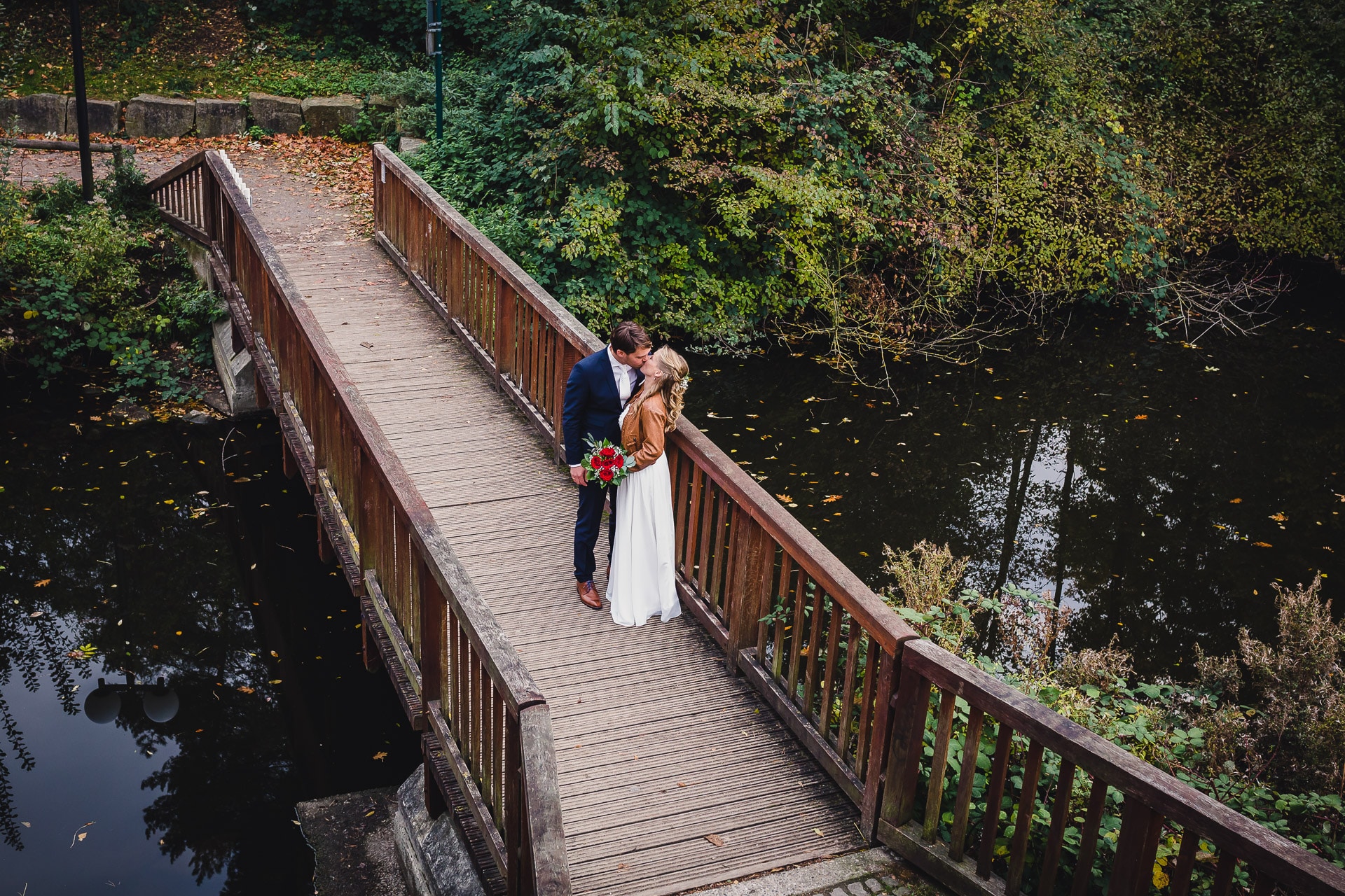 Hochzeitsfotograf Dortmund Hochzeitspaar Hochzeitsfotos Haus Rodenberg Dortmund