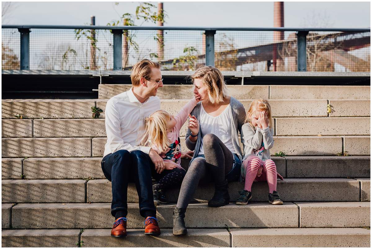 Familienfotos Ruhrgebiet Familienshooting auf Zeche Zollverein in Essen