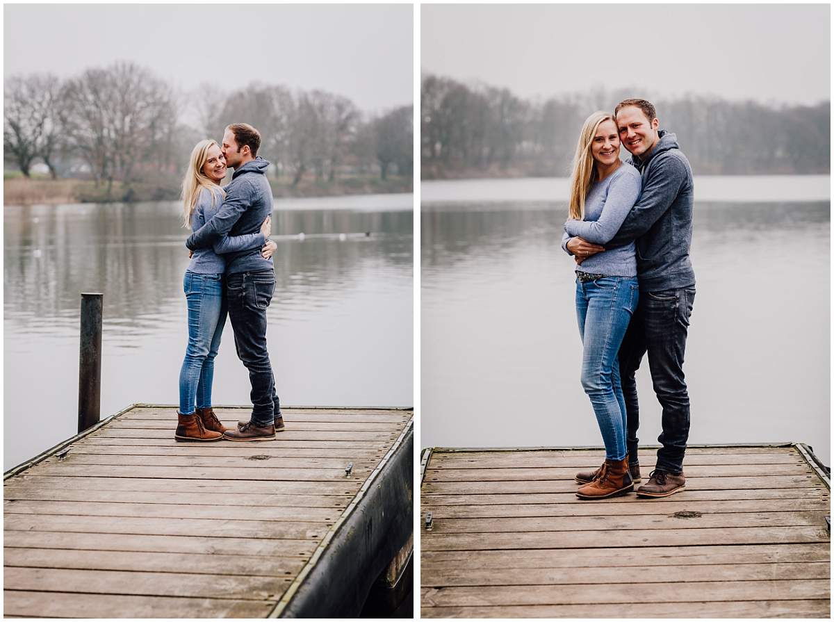 Paarshooting Verlobungsshooting Paarfotos Haltern am See Silbersee