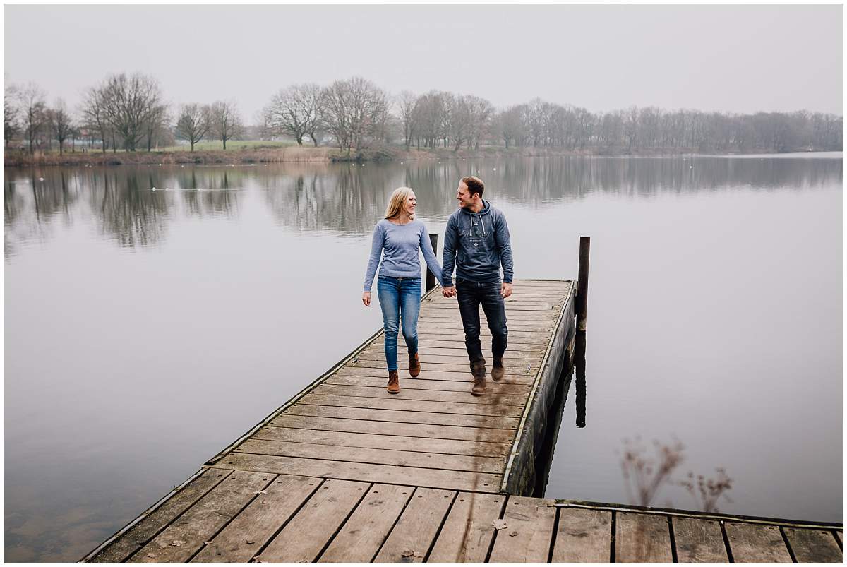 Paarshooting Verlobungsshooting Paarfotos Haltern am See Silbersee