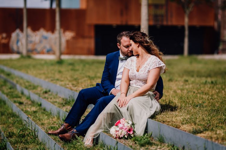 Hochzeit Standesamt Dortmund Altes Stadthaus Brautpaarfotos auf Phoenix West