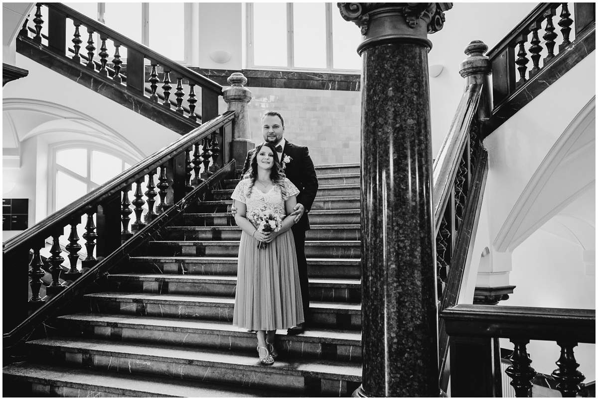 Hochzeitsfotograf Dortmund Hochzeitsreportage Standesamtliche Trauung Altes Stadthaus Dortmund