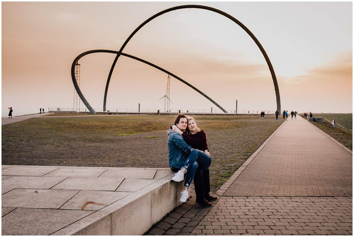 Coupleshoot Engagement Shooting Paarshooting Verlobungsshooting Halde Hoheward Herten Sonnenuntergang