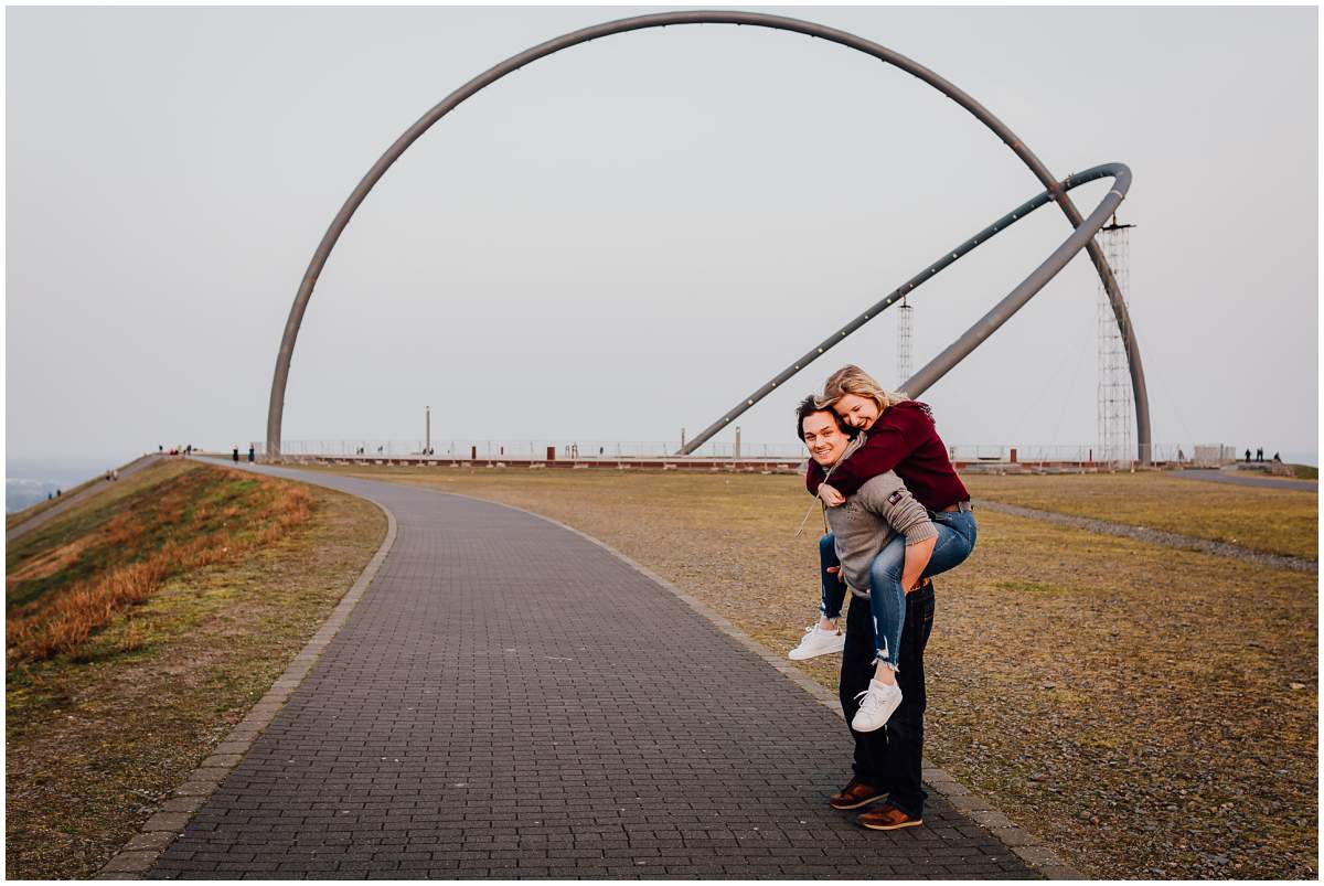 Coupleshoot Engagement Shooting Paarshooting Verlobungsshooting Halde Hoheward Herten Sonnenuntergang