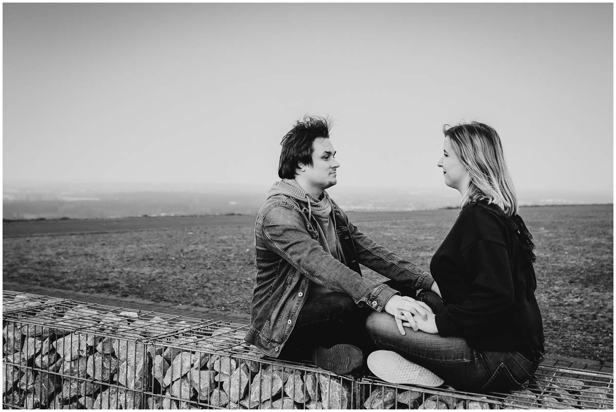 Coupleshoot Engagement Shooting Paarshooting Verlobungsshooting Halde Hoheward Herten Sonnenuntergang