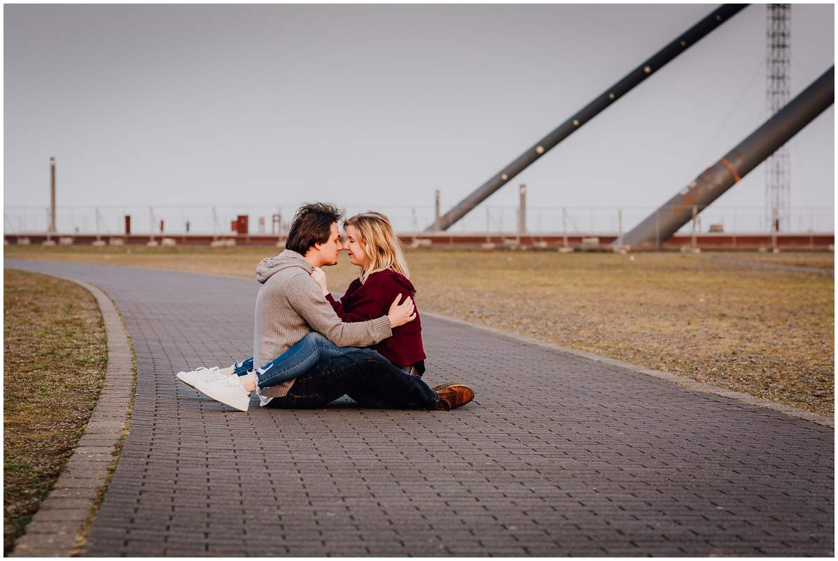 Coupleshoot Engagement Shooting Paarshooting Verlobungsshooting Halde Hoheward Herten Sonnenuntergang