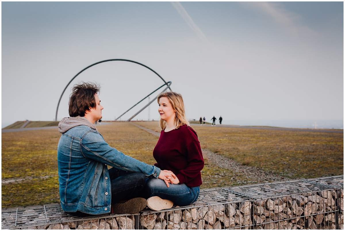 Coupleshoot Engagement Shooting Paarshooting Verlobungsshooting Halde Hoheward Herten Sonnenuntergang