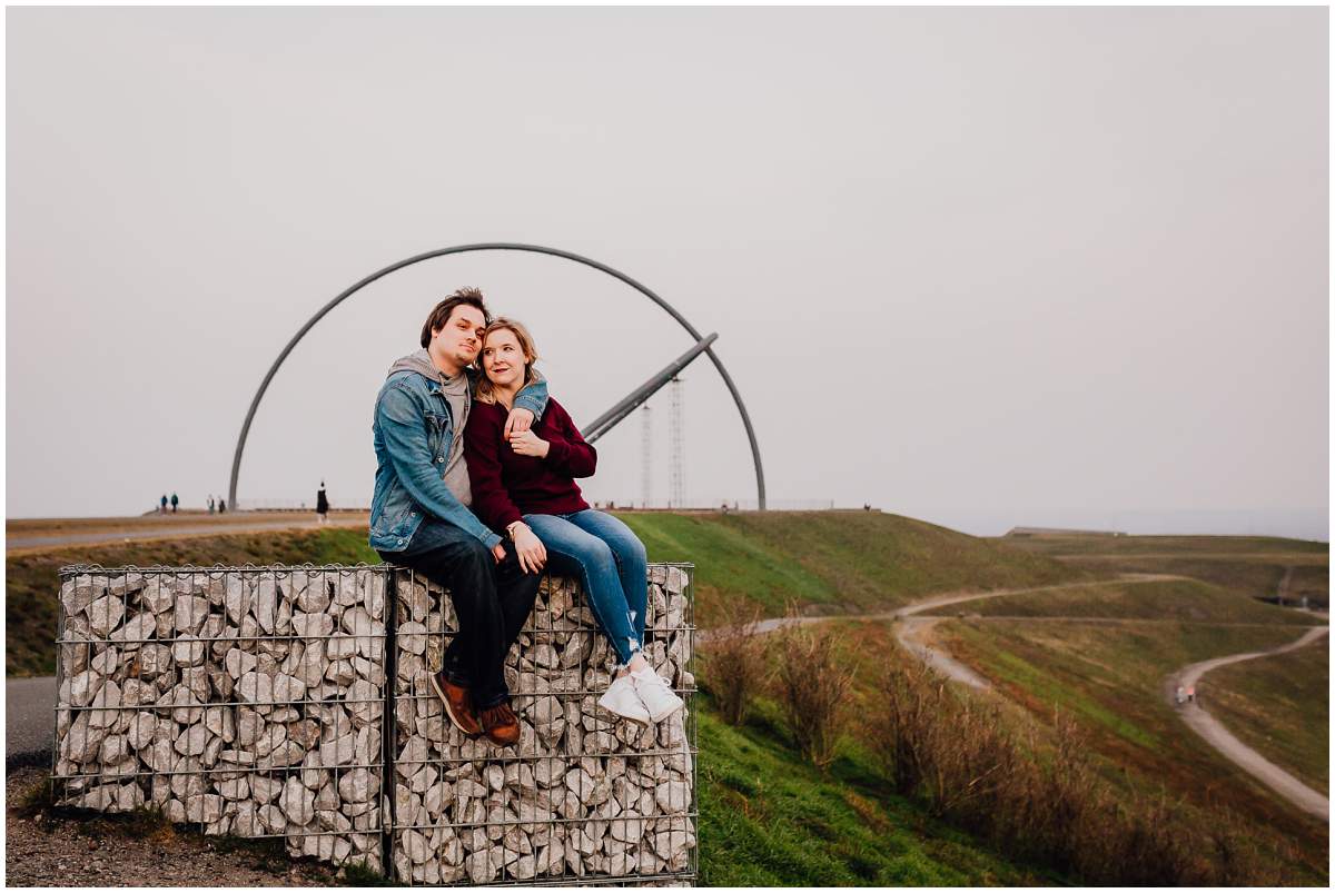 Coupleshoot Engagement Shooting Paarshooting Verlobungsshooting Halde Hoheward Herten Sonnenuntergang