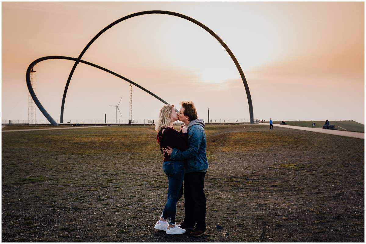 Coupleshoot Engagement Shooting Paarshooting Verlobungsshooting Halde Hoheward Herten Sonnenuntergang