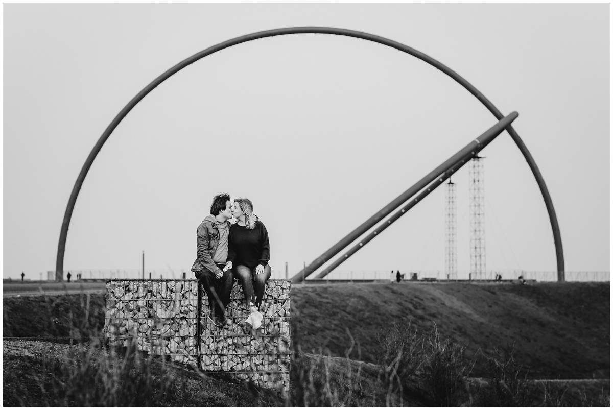 Coupleshoot Engagement Shooting Paarshooting Verlobungsshooting Halde Hoheward Herten Sonnenuntergang