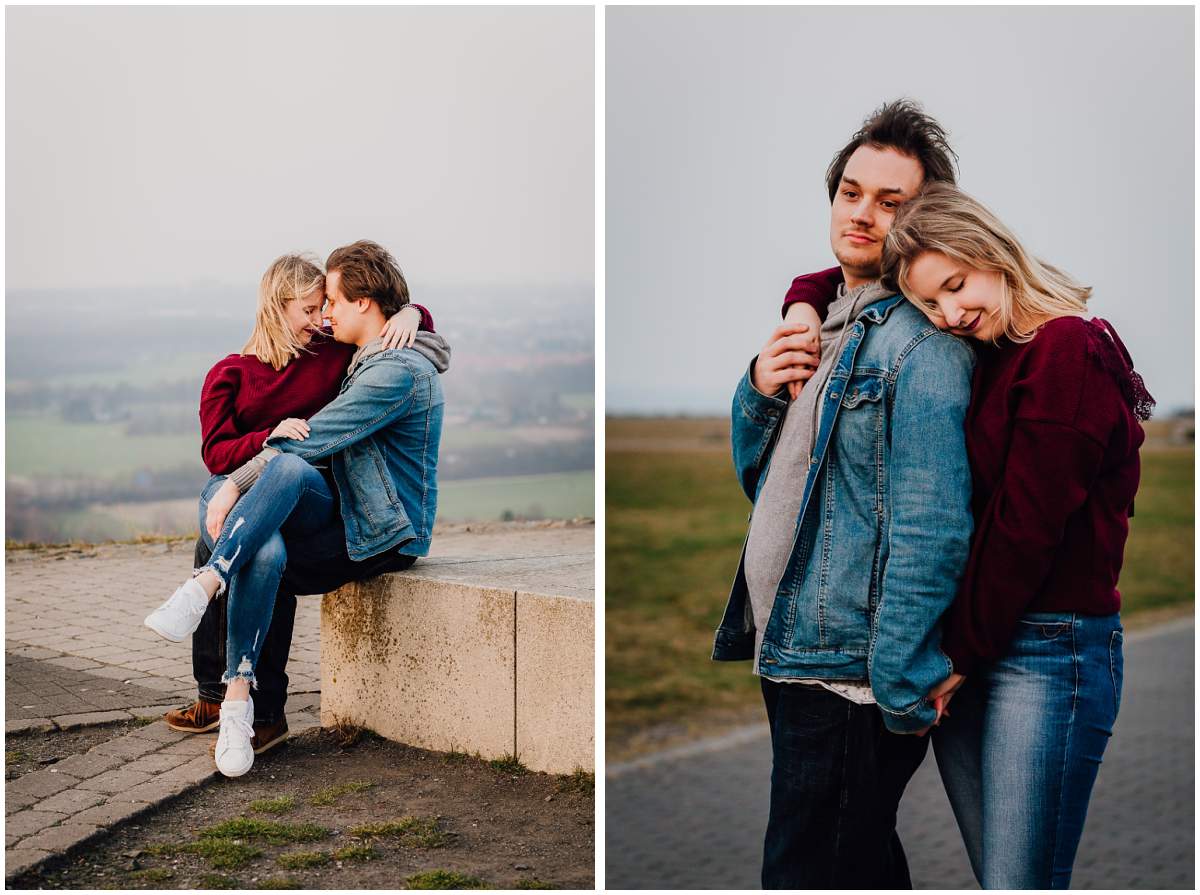 Coupleshoot Engagement Shooting Paarshooting Verlobungsshooting Halde Hoheward Herten Sonnenuntergang