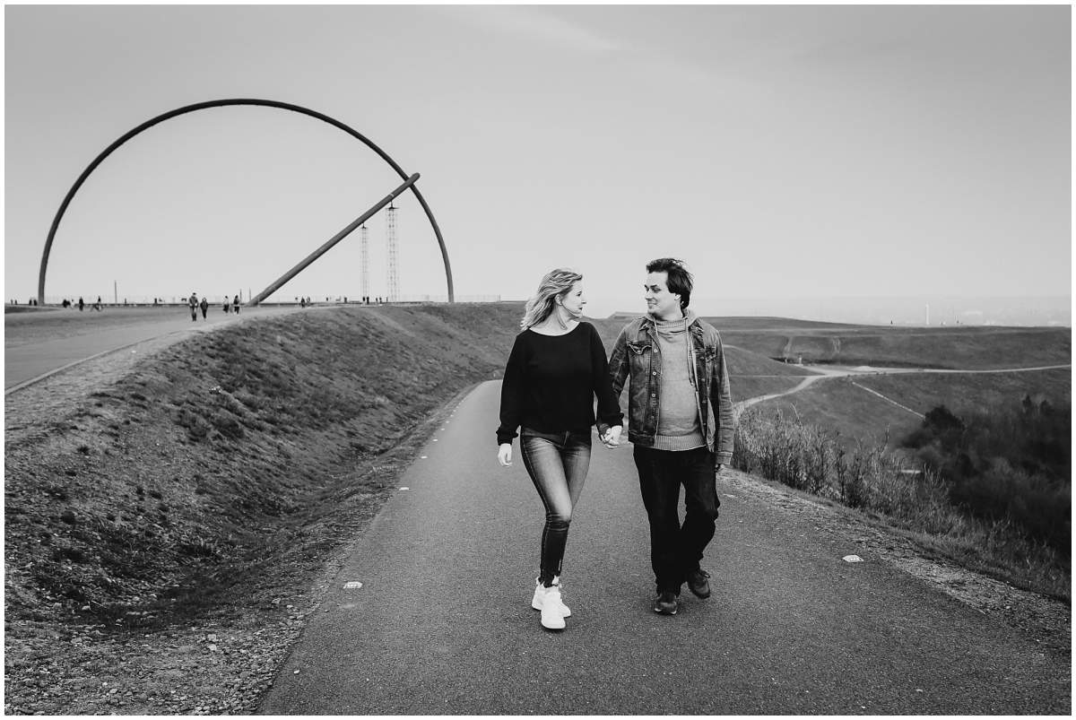 Coupleshoot Engagement Shooting Paarshooting Verlobungsshooting Halde Hoheward Herten Sonnenuntergang