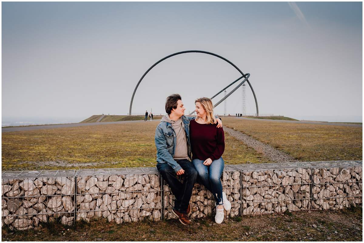 Coupleshoot Engagement Shooting Paarshooting Verlobungsshooting Halde Hoheward Herten Sonnenuntergang