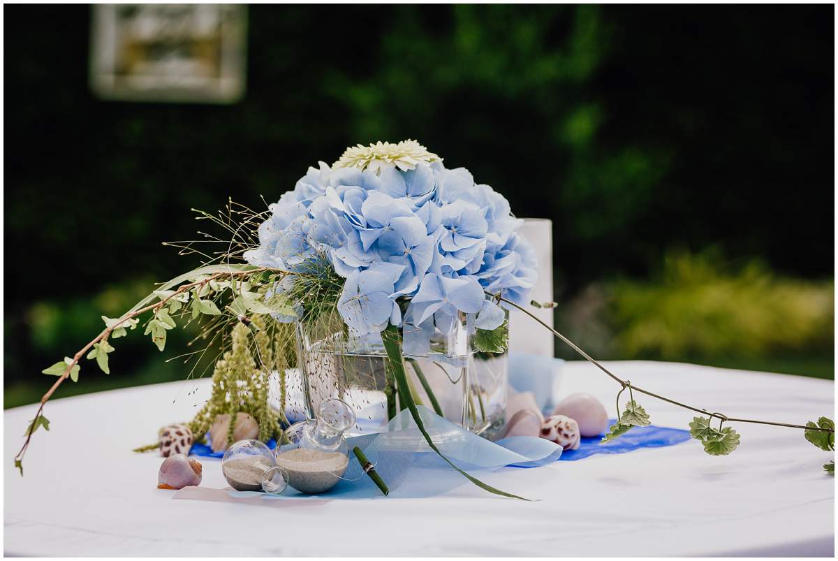 Gartenparty nach der standesamtlichen Trauung im Schloss Oberhausen