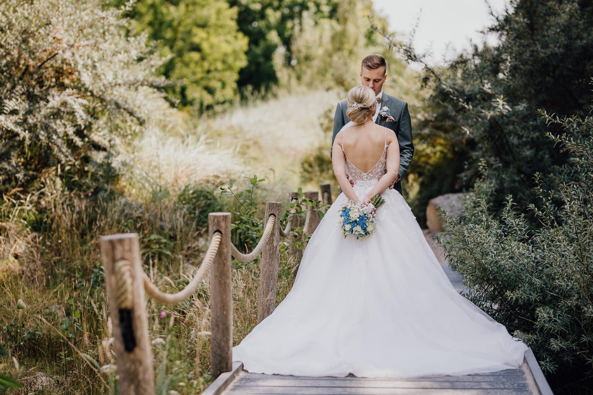 Hochzeitsfotograf Dortmund Brautpaarshooting Rombergpark